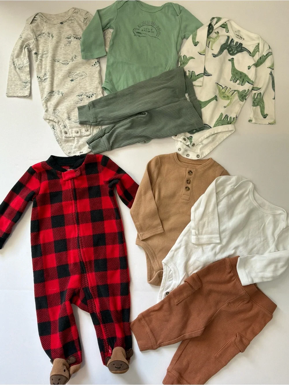 26 Piece Mixed Baby Boy 6 mo & 6-9 month Winter Clothes Bundle Lot Mixed Brands
